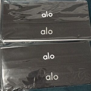 ALO Yoga Black Hair Bands (4pack)